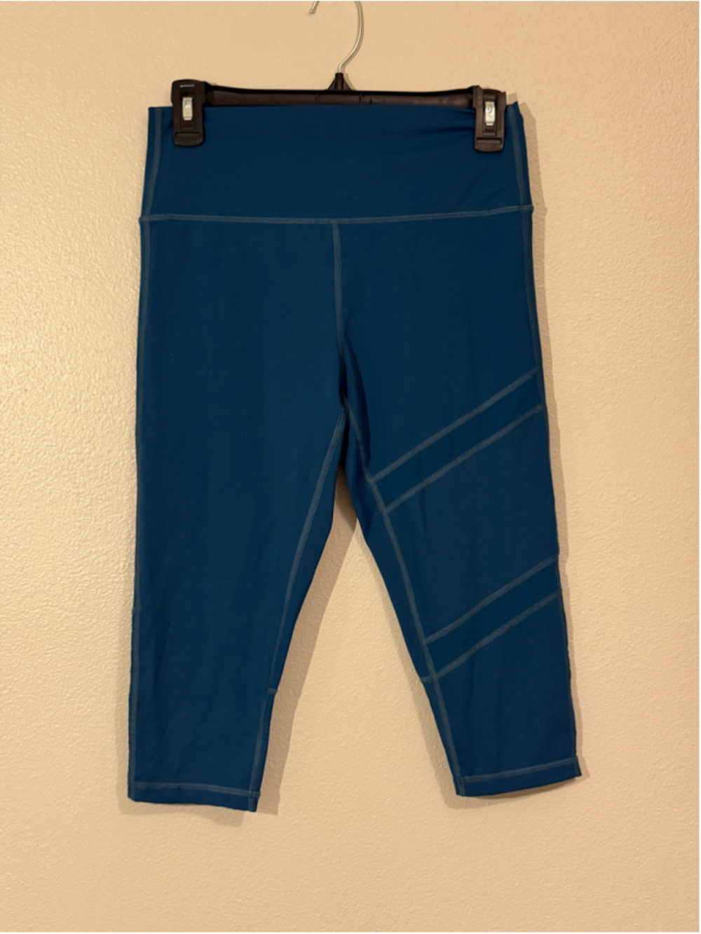Zyia Active Blue High Rise Capri Leggings Size 12